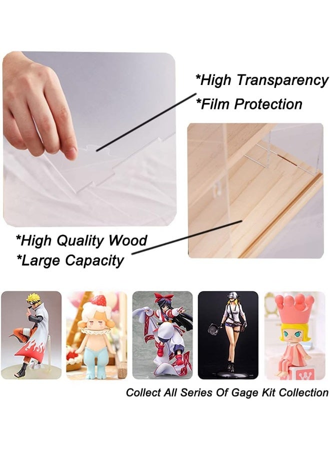 TPGP 3 Tier Clear Acrylic Display Case Stand Assemble Countertop Box Storage Cube Organizer Dustproof Protection Showcase For Action Pop Figures Collectibles Toys - Image 4