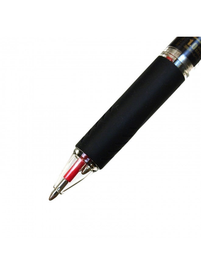 uni Ballpoint Pen Jetstream 3 Color Black, Red, Blue Ink 1.0mm, Transparent (SXE340010.T) - Image 4