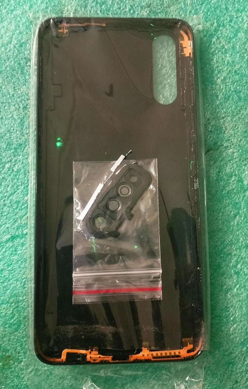 Docile ® Original Housing Back Body Panel Complete Back Body Glass with Middle Ring, Side Button & Camera Lens Compatible with vivo S1 (Black) - Image 3