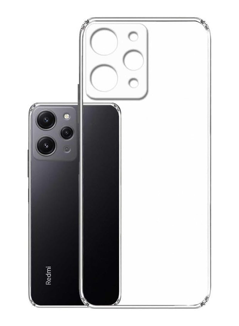 Waldic غطاء حماية خلفي من السيليكون لهاتف Xiaomi Redmi 12 4G - شفاف - Image 2