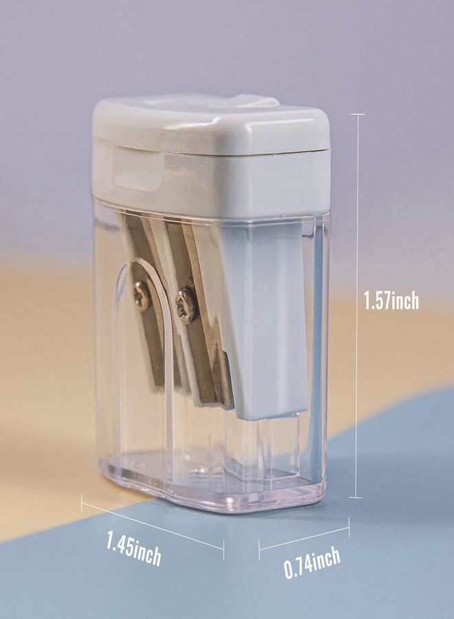 Golcellia 4 PCS Small Pencil Sharpeners Manual for Kids, Colored, Hand Pencil Sharpener, Classroom - Image 2