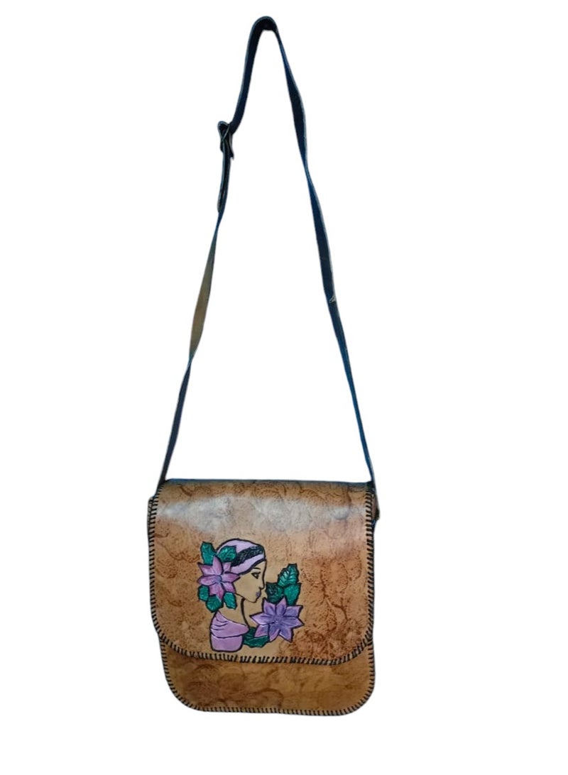 Sheer Fashionable Leather Crossbody Bag  - Image 2
