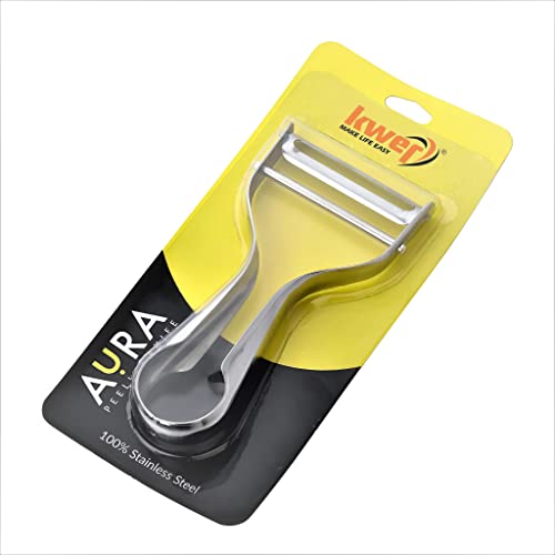 KWER Steel Potato Peeler – Durable Vegetable Peeler for Easy Peeling of Fruits & Vegetables, Ergonomic Kitchen Tool, Pack of 1 - Image 1
