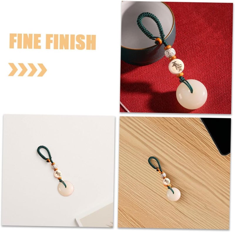 NOLITOY 3pcs Car Keychain Accessories Woven Key Pendant Charms Set Traditional Pendant Decor for Car Keys Backpacks Handbags Vintage Style - Image 3