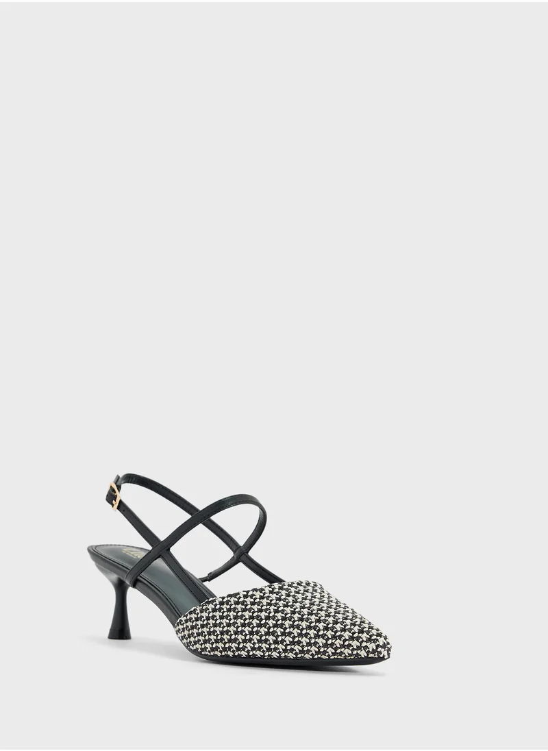ELLA Heeled Mule With Buckle