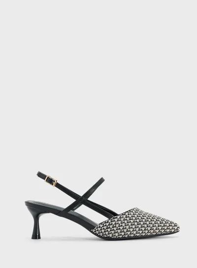 ELLA Heeled Mule With Buckle