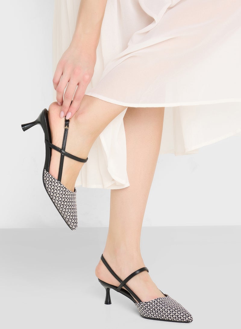 ELLA Heeled Mule With Buckle  - Image 5