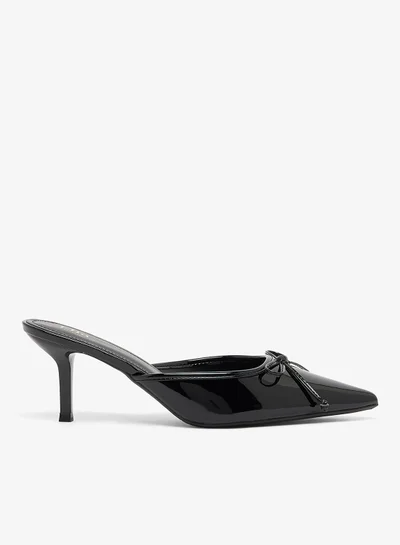 ELLA Heeled Mule With Buckle