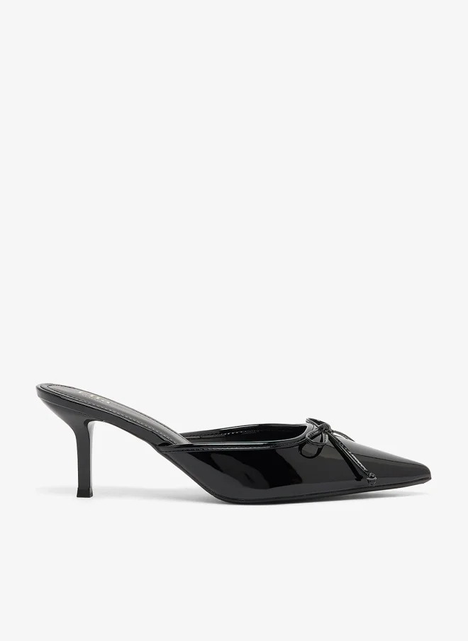 ELLA Heeled Mule With Buckle