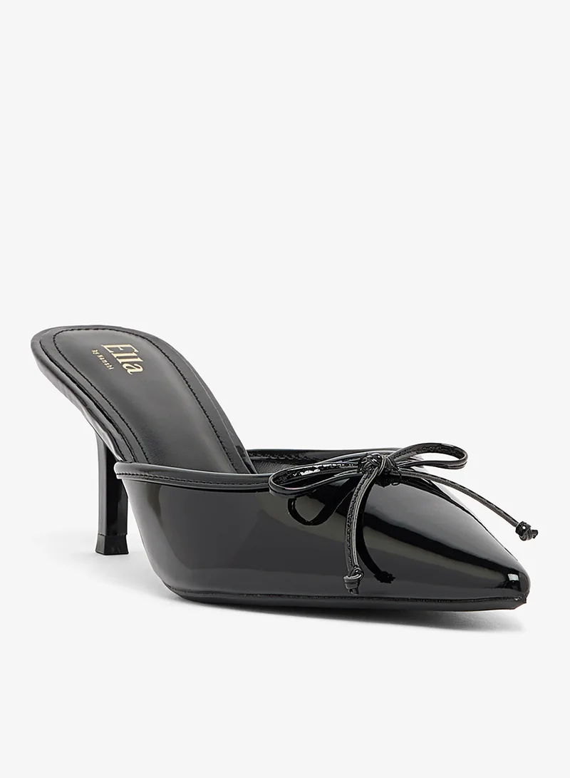 ELLA Heeled Mule With Buckle