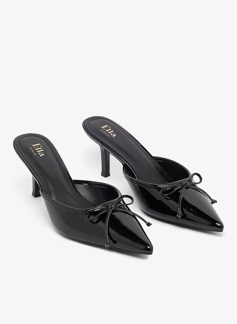 ELLA Heeled Mule With Buckle