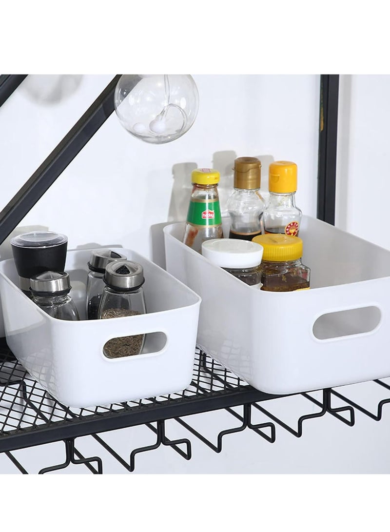 إسكدنيا مجموعة من 6 صناديق تخزين، سلالم تخزين معززة منظم خزانات لفصول دراسية وحمامات - Image 5