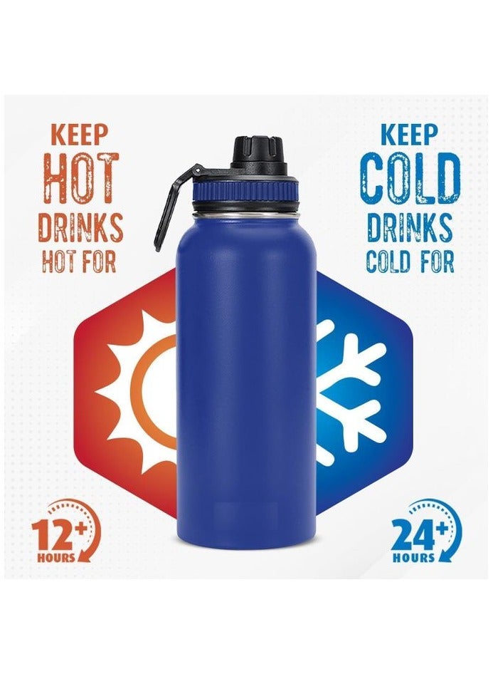 زد هيوز زجاجة رياضية من الفولاذ المقاوم للصدأ - 800 مل - ساخن وبارد - Image 2