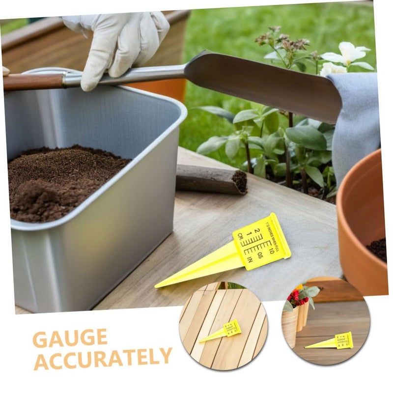 8 Plastic Rain Gauges 1.5 Inch Outdoor Measuring Tool for Lawn Garden Weather Monitor - Image 4