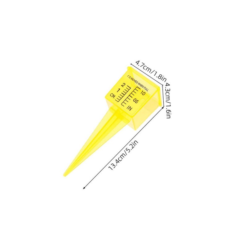 8 Plastic Rain Gauges 1.5 Inch Outdoor Measuring Tool for Lawn Garden Weather Monitor - Image 3