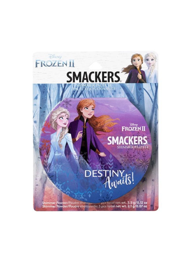 Lip Smacker Disney Frozen 2 Glitter Eyeshadow & Blush Makeup Palette, Melt For You Shimmer | Christmas Make Up Collection | Holiday Present | Gift for Girls  - Image 1