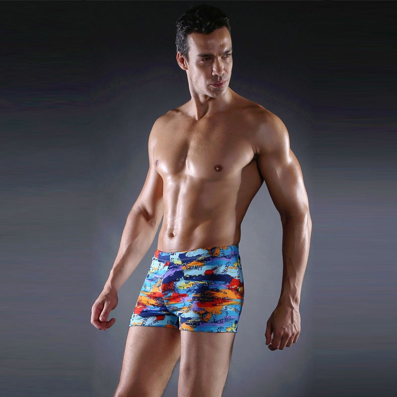 Swimming Trunks Wholesale 2025 New Men''s Swimming Trunks Factory Fashion Printed Boxer Plus Size Beach Spa Swimming Trunks - Image 3