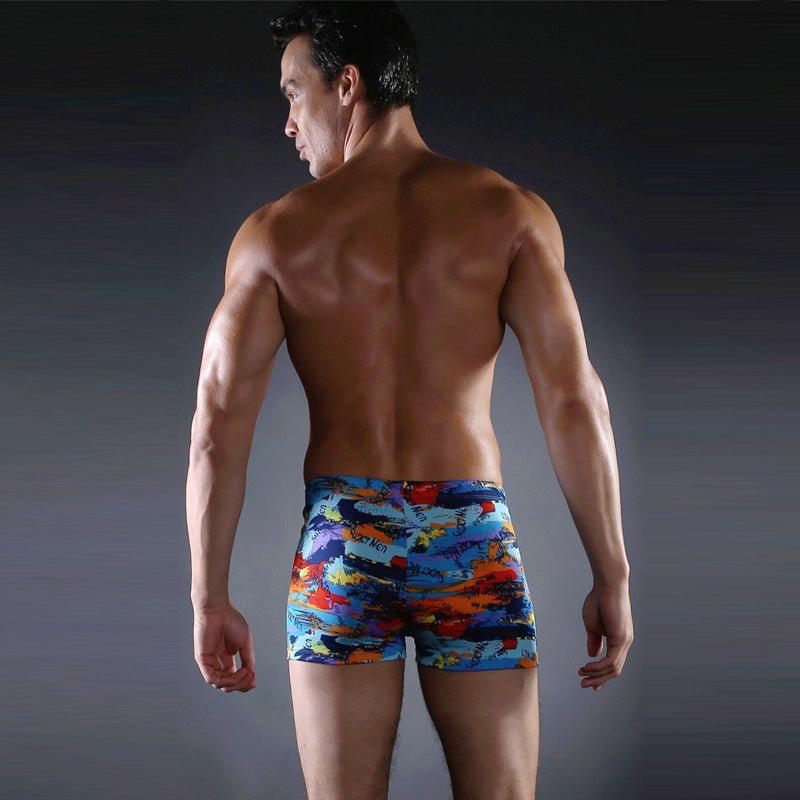 Swimming Trunks Wholesale 2025 New Men''s Swimming Trunks Factory Fashion Printed Boxer Plus Size Beach Spa Swimming Trunks - Image 5