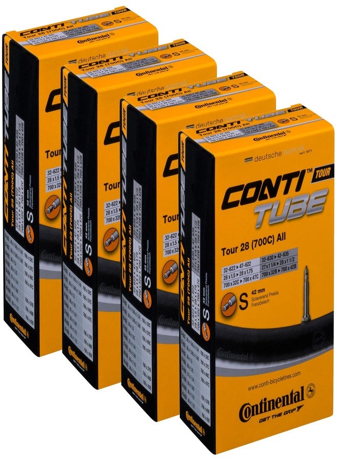 Continental - Inner Tube Tour All 28" Presta 42mm SV - Set of 4 - Image 1