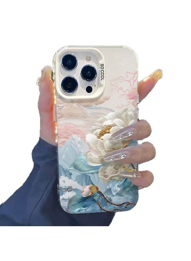 Lotus Blossom iPhone 16 Pro Case – Floral Ocean Design, Elegant Soft TPU Cover, Shockproof, Anti-Scratch, Anti-Fingerprint - Image 3