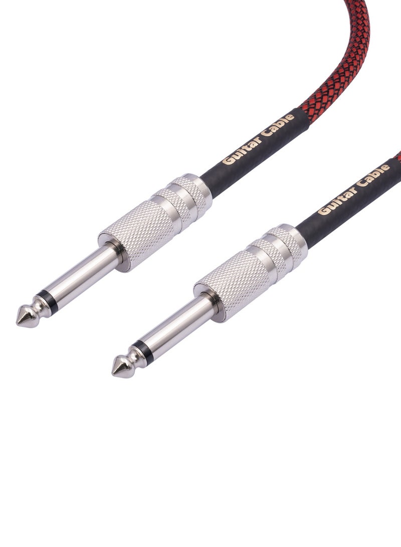 Instrument Cables  Electric Guitar Cord 1/4 Inch Straight  6.35mm TS Mono Plug  Connect Cable for Guitar Bass Drum Audio Device  - Image 2