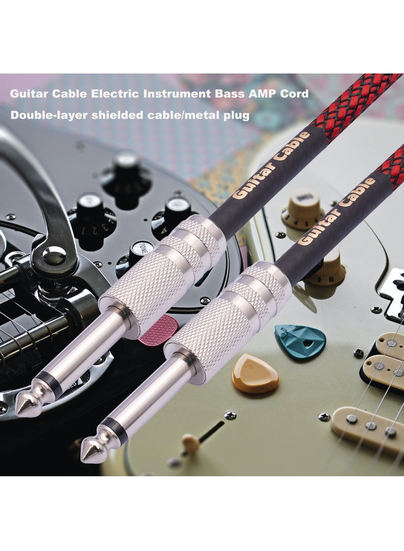 Instrument Cables  Electric Guitar Cord 1/4 Inch Straight  6.35mm TS Mono Plug  Connect Cable for Guitar Bass Drum Audio Device  - Image 5