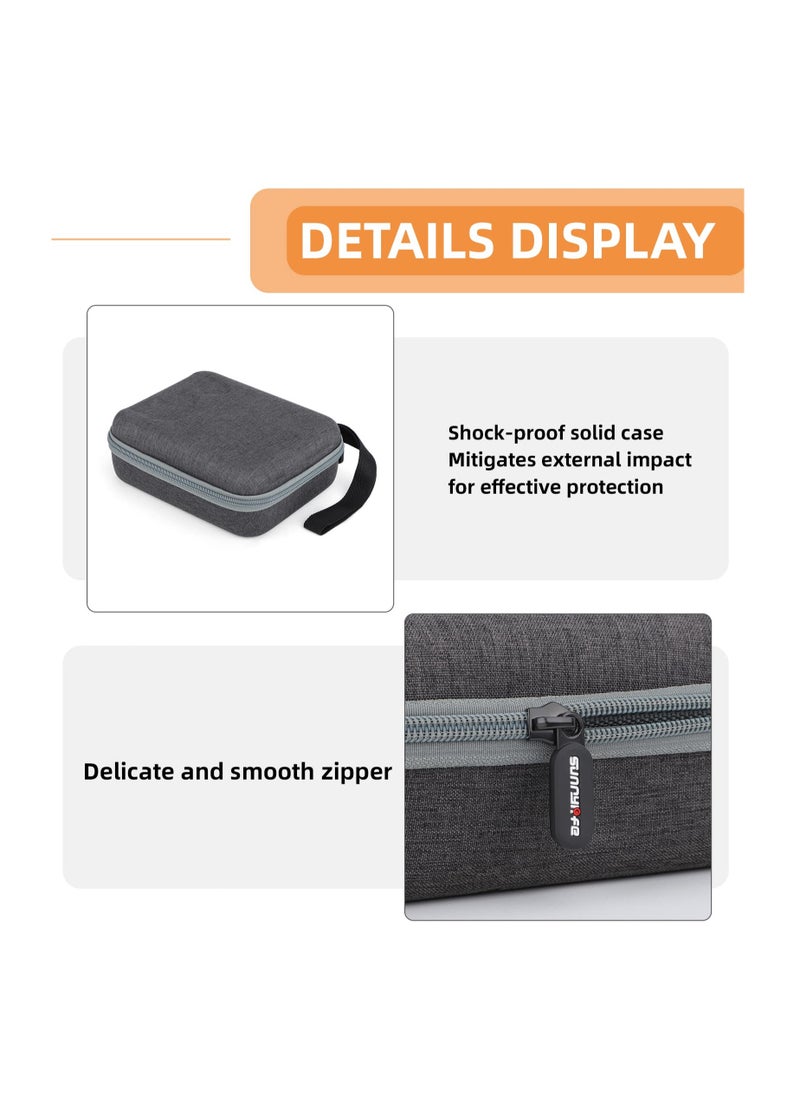 Excefore - Storage Bag for Insta360 Flow Handheld Gimbal Stabilizer Tripod, EVA Hard Portable Protective Case for Insta 360 Flow, Outdoor Carrying Cover Bag - Image 1