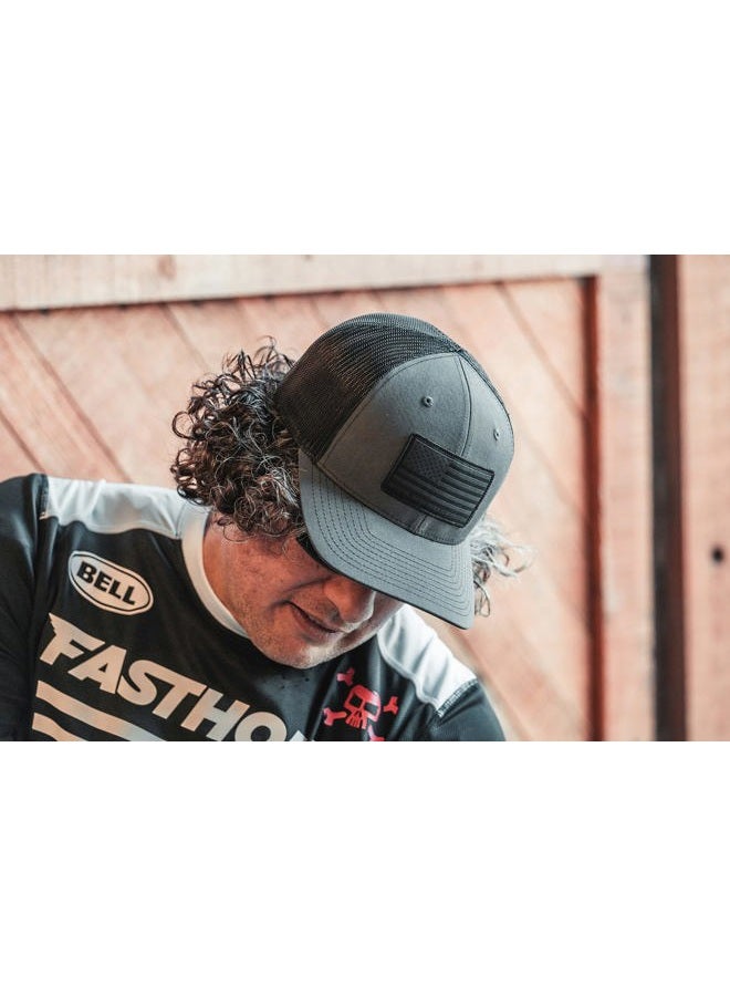 Magpul Standard Trucker Hat Snap Back Baseball Cap, One Size Fits Most, Standard Patch Black - Image 3