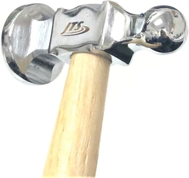 JTS Chasing Hammer 1" Full Domed Face Jewelry Crafts Metal Forming Jewelers Hammer by - Image 3