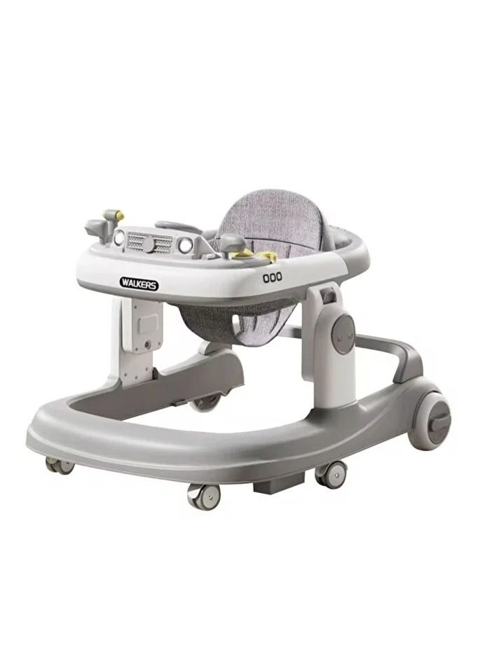 Baby walker with soft padded foldable seat