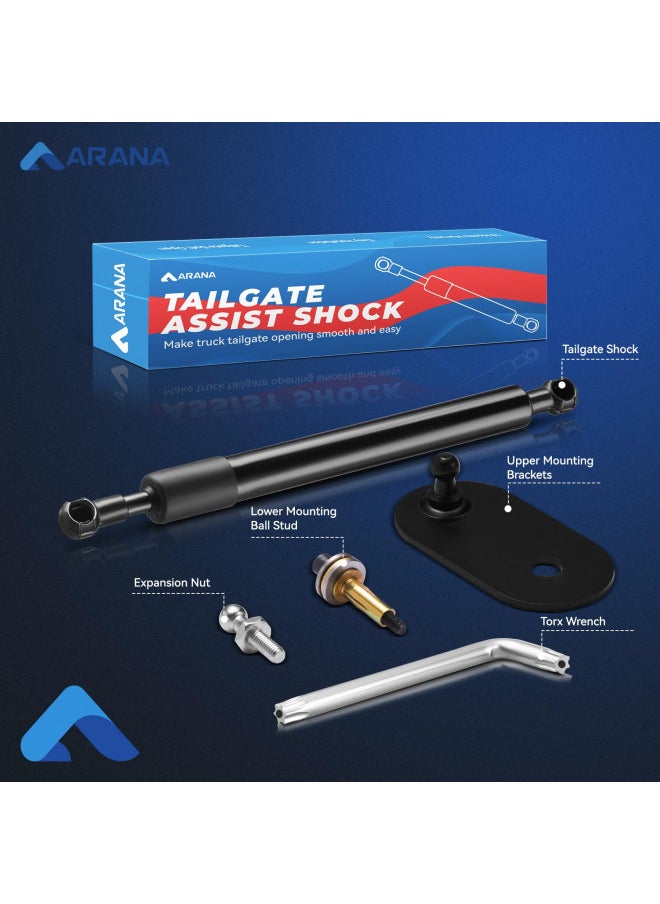 ARANA ARANA Tailgate Assist Shock for Ford Ranger, 2019-2024 Ford Ranger Tailgate Soft Open Accessories, 43206 Truck Tail gate Damper(All Tools Provided)  - Image 1