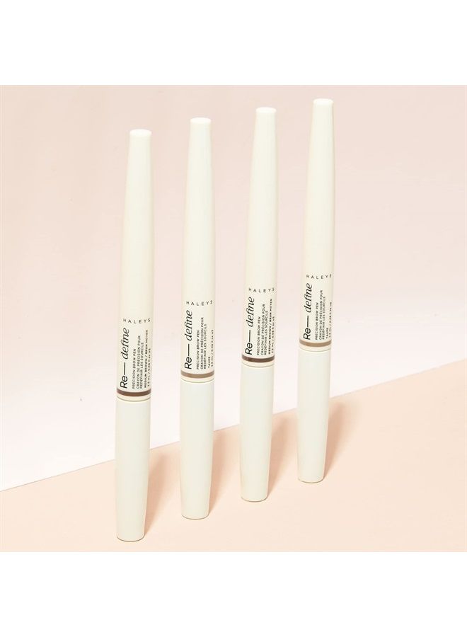HALEYS Re-define Precision Brow Pen (Taupe), 2-in-1 brow for Definition and Hold, Liquid Brow Pencil, 16 Hours Long Lasting, Longwear, Stand up to Water, Sweat and Humidity, Highly Pigmented, Matte Fi - Image 4
