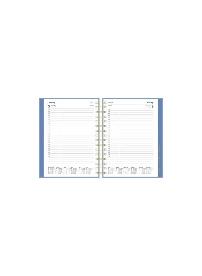 Collins Collins A5 Scandi 13 Month Planner, July 2025-August 2026 -Day-to-Page Diary, A5 Hard Cover, Peach  - Image 3