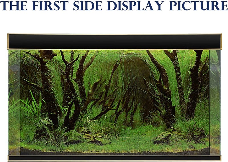 ELEBOX Fish Tank Stickers Wallpaper Seaweed Background Aquarium Background Decoration Water Plants Fish Tank Background 15.7"x 40" - Image 2