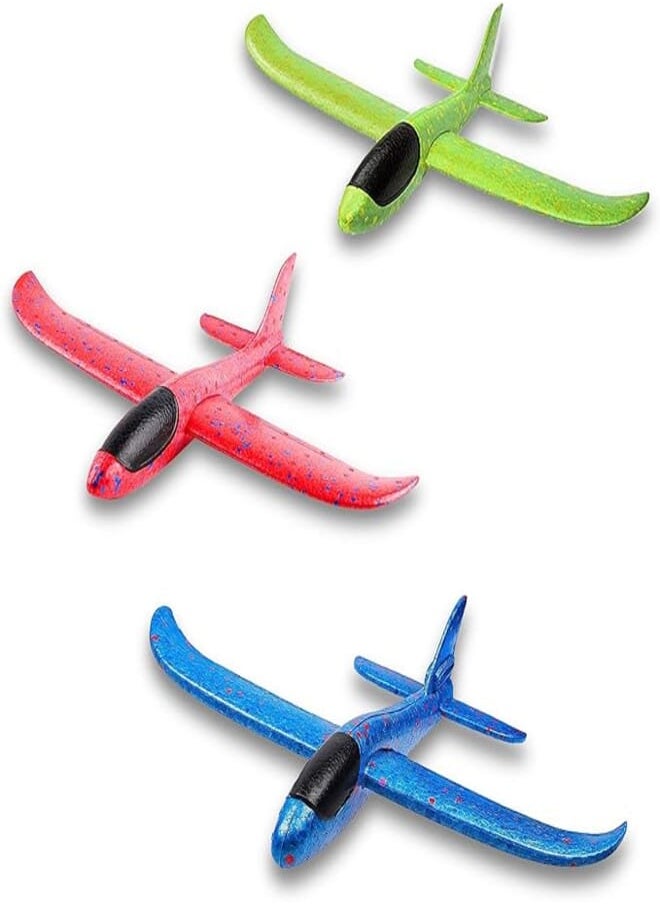 Sunshine smile Sunshine smile Glider, Pack of 3 Polystyrene Airplane, Manual Throwing Plane, Foam Aeroplane Toy, Children's Foam Glider, Throwing Glider, Model Glider, Sports Outdoor Toy Aeroplane 