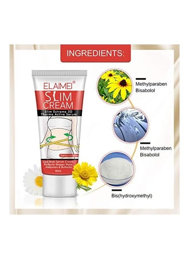 Elaimei - Hot Cream Belly Fat Burner  Cellulite Cream Shaping and Firming Body, Fat Burning Cream for Women Stomach, Legs, Abdomen, Arms, Buttocks - Image 1