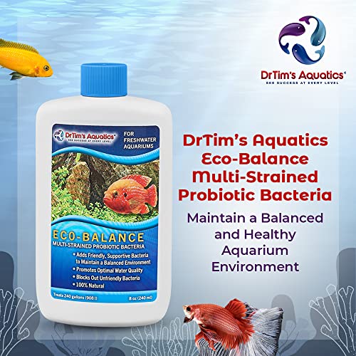 DrTim's Aquatics DrTim’s Aquatics Freshwater Eco-Balance Probiotic Solution – for Freshwater Fish Tanks, Aquariums – Block Unfriendly Organisms, Promote Optimal Water Quality – 100% Natural – 16 Oz. - Image 2