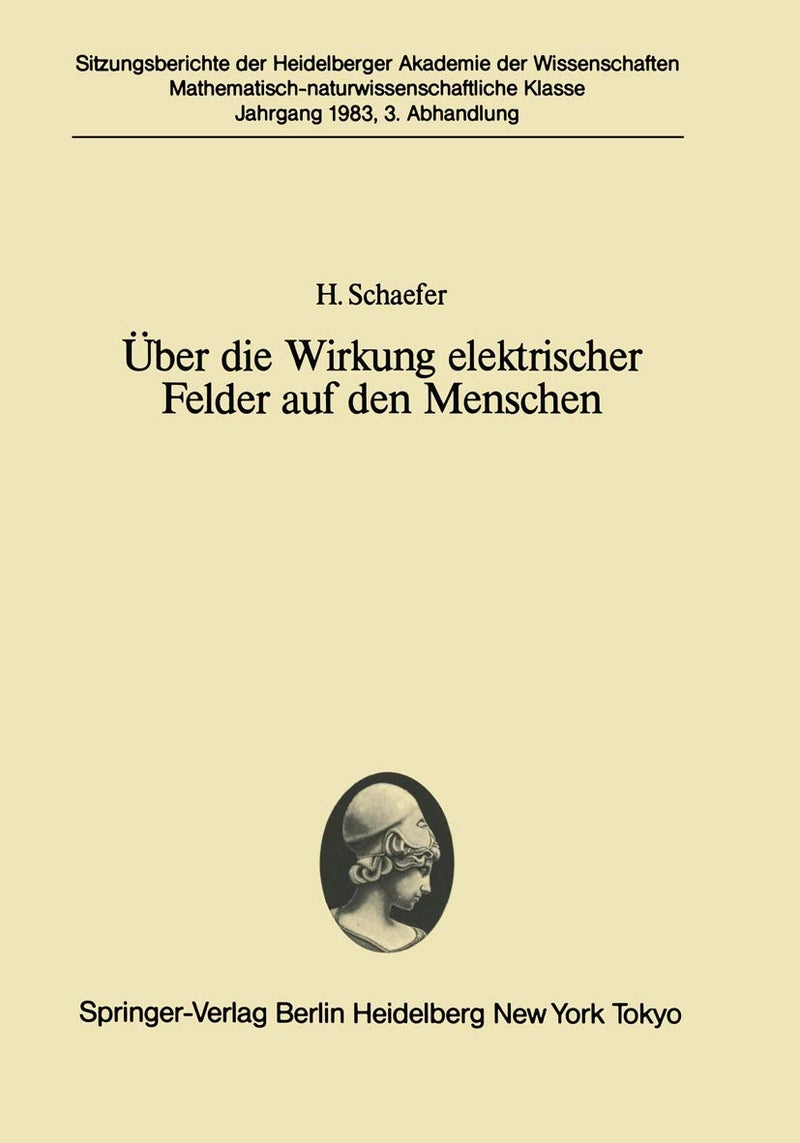 Über die Wirkung elektrischer Felder auf den Menschen: Vorgetragen in der Sitzung vom 26. Juni 1982 