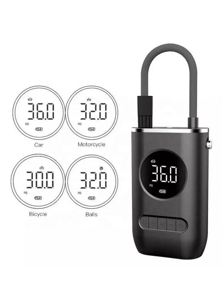 AROAQ Digital Double Cylinder Car Air Compressor Mini Wireless Smart Air Compressor - Image 3