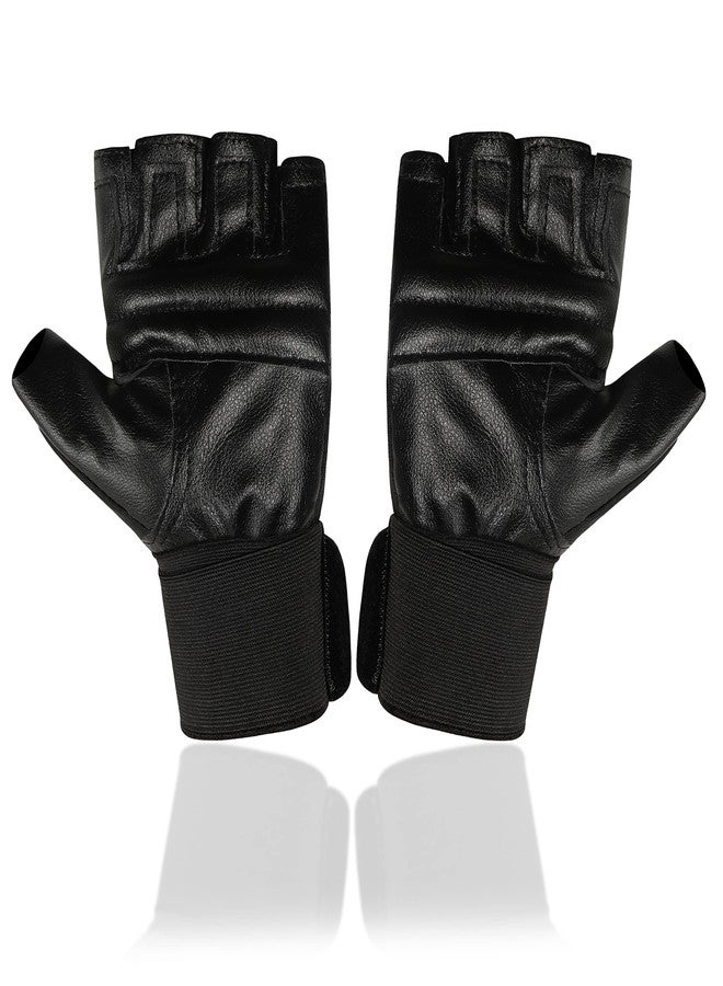 StarX STAR X Starx Beginner Foam Gym Gloves, Adult (Black) | Gym Equipment For Home Gym Workout Weight Lifting Strength Training & Exercise Fitness Gym Accessories, One Size - Image 2