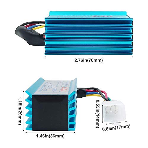 Triumilynn Racing AC 5 Pin CDI Box for GY6 50cc 70cc 90cc 110cc 125cc 140cc 150cc 160cc 139QMB 152QMI 157QMJ Chinese ATV Quad Go Kart Pit Dirt Bike Motorcycle - Blue - Image 2