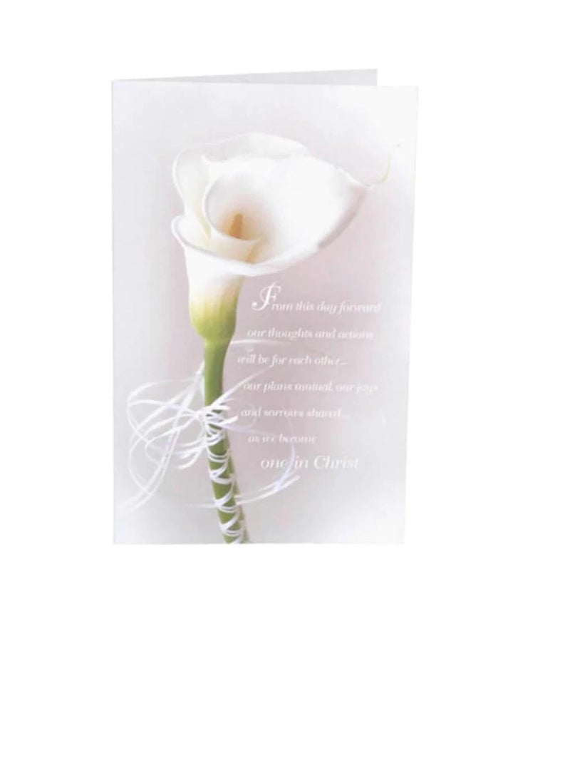 طقم برنامج الزفاف Single Calla Lily - Image 2