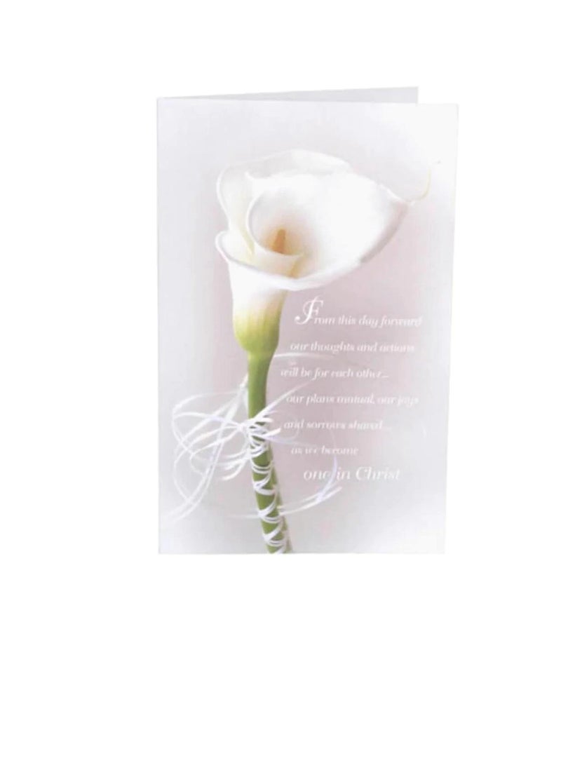 طقم برنامج الزفاف Single Calla Lily - Image 1