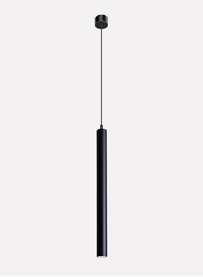 Cylinder Long Tube Hanging Lamp Ceiling Downlight Black Pendent Light Fixture Modern Hanging Ceiling Lamp Modern Pendant Light Spot Light For Kitchen Island Dining Living Room  - Image 2