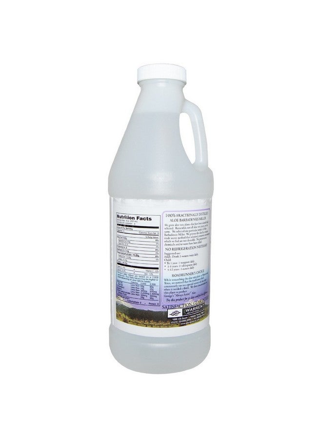 George's Aloe Vera, 100% Aloe Vera Liquid, 32 fl oz (.94 l) - Image 2