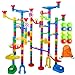 Meland Marble Run Sets for Kids  153Pcs Marble Race Track Maze Madness Game STEM Building Tower Toy for 4 5 6  Year Old Boys Girls113 Pcs  30 Glass  10 Led Lighted - Image 4