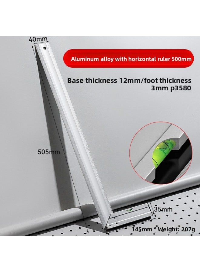 Multifunctional Thick Special Stainless Steel Angle Ruler Universal 90 Degree Angle Ruler Stainless Steel Angle Ruler 