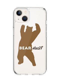 Classic Clear Case for Apple iPhone 15 Hybrid Soft Case Flexible Edges Anti Drop TPU PC Gel Thin Transparent Cover [ Designed for Apple iPhone 15 ] - Bear Hug