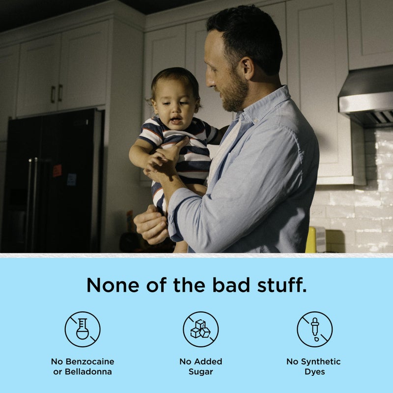 Hyland's باقة هيلاندز بيبي العضوية لجل التهدئة النهاري والليلي، جل مهدئ لعدم الراحة الفموية، سهل التطبيق، للأعمار من 2 شهر وما فوق، 1.06 أونصة (2 أنبوب من 0.53 أونصة)  - Image 4