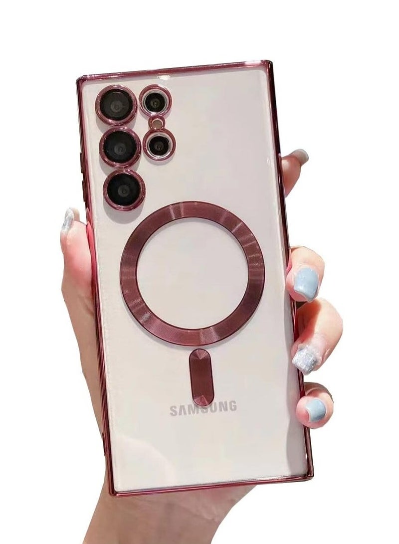 ELTRAZONE Samsung Galaxy S24 Ultra Case Cover – Magnetic Support for Wireless Charging | Anti-Scratch, Shockproof, Full-Body Protection with Camera Guard | Ultra-Slim Protective Case for Galaxy S24 Ultra 6.8-inch (2024) - Image 1